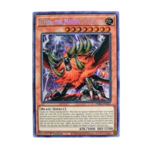 Alpha, The Master of Beasts Secret Rare - BRAND NEW - First Edition PHRA-EN023