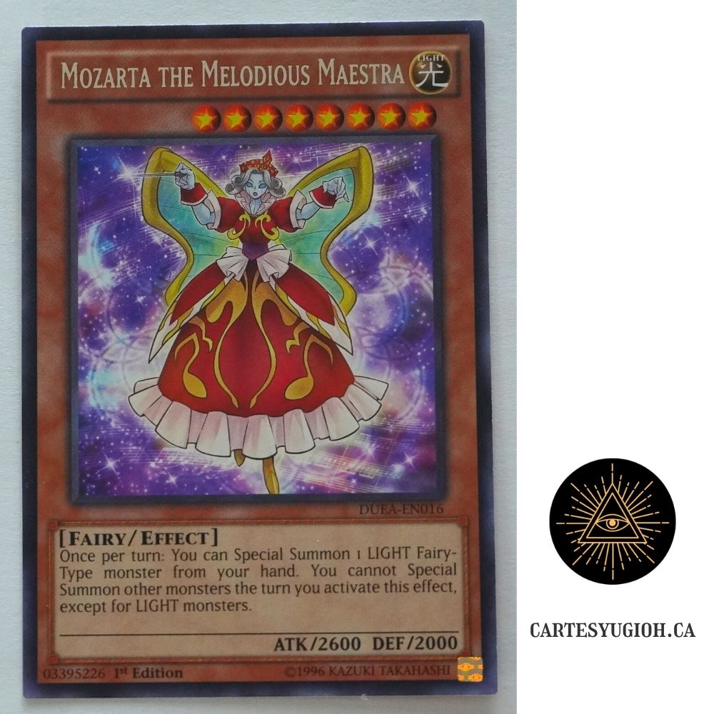 Mozarta The Melodious Maestra Rare YUGIOH Card Mint Near Mint Condition 