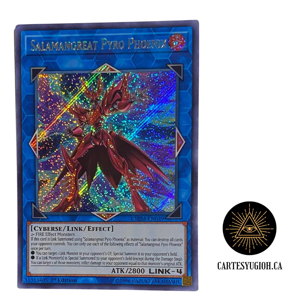 Salamangreat Pyro Phoenix - CHIM-EN039 - Secret Rare - 1st Edition